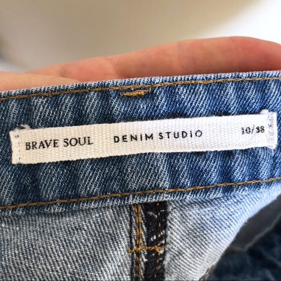 ASOS Denim Shorts with Lace Detail - Picture 2 of 5